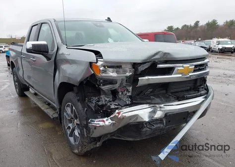 2025 Chevrolet Silverado 1500 4Wd Double Cab Standard Bed Lt With 2Ft из США, поврежденный, VIN 1GCRKKEK3SZ107436